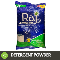 RAJ SUPER WHITE PREMIUM DETERGENT POWDER